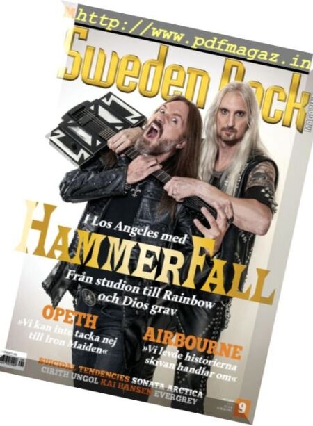 Sweden Rock Magazine – Oktober 2016 Cover