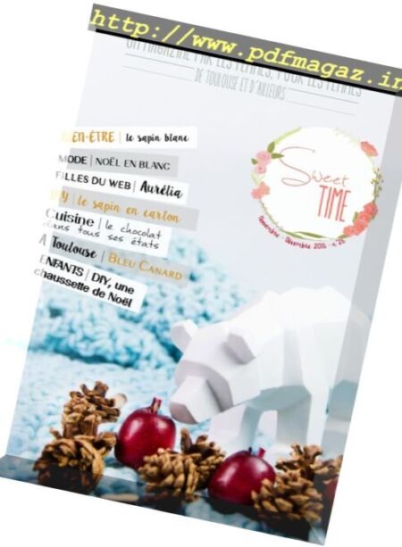 Sweet Time – Novembre-Decembre 2016 Cover