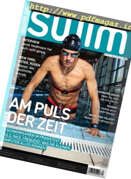 Swim – Dezember 2016 – Januar 2017 Cover