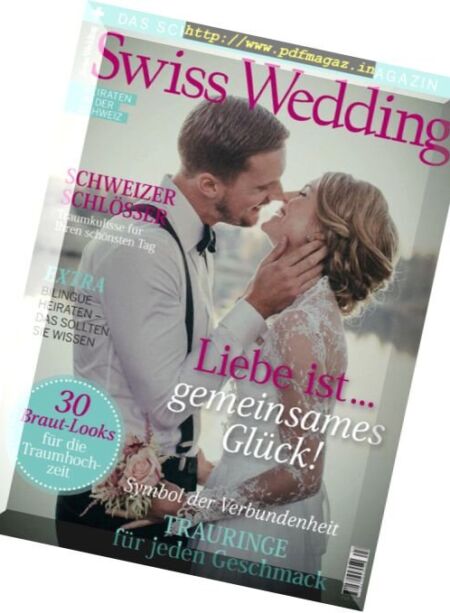 Swiss Wedding – Fruhling 2016 Cover