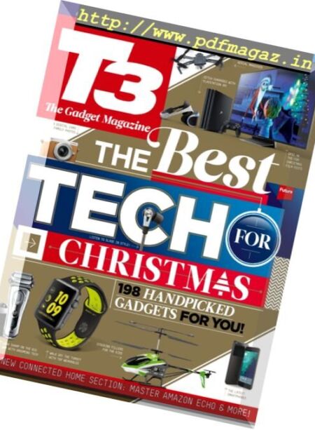 T3 UK – December 2016 Cover
