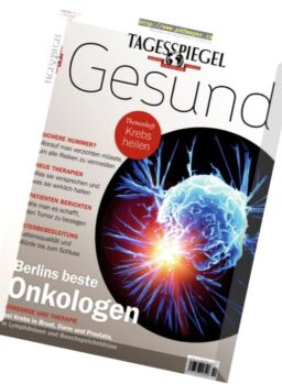 Tagesspiegel Gesund – Nr.10, 2016
