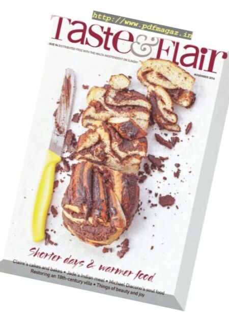 Taste & Flair – November 2016 Cover