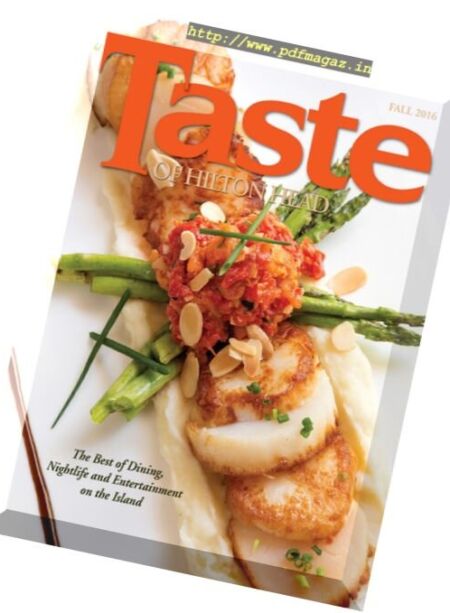 Taste of Hilton Head – Fall 2016 Cover