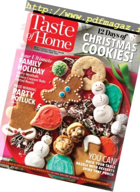 Taste of Home – December 2016 – January 2017 Cover
