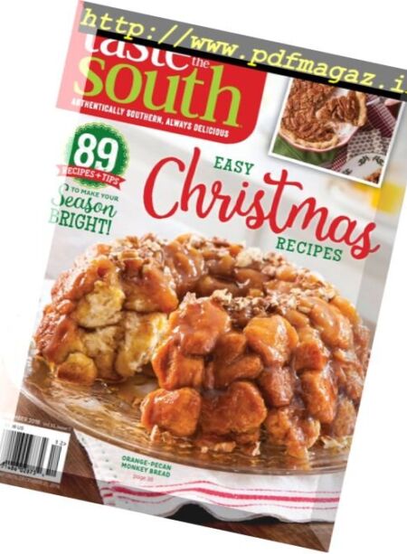 Taste of the South – December 2016 Cover