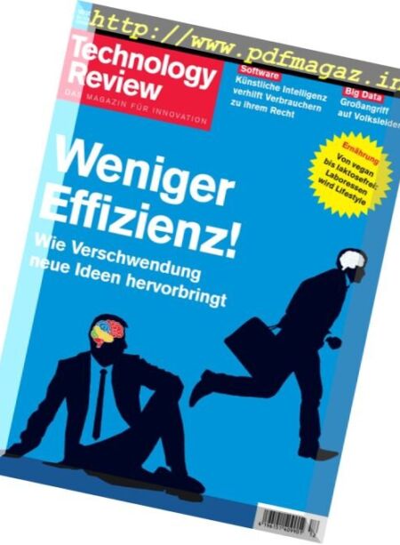 Technology Review – Dezember 2016 Cover