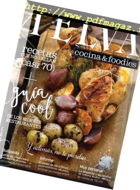 Telva Cocina – Noviembre 2016 Cover