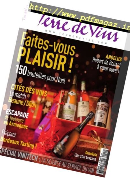 Terre de Vins – Novembre-Decembre 2016 Cover