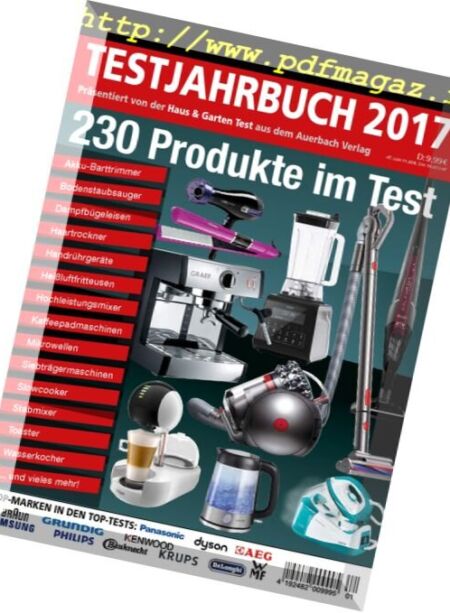 Testjahrbuch – 2017 Cover