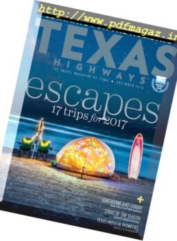 Texas Highways – December 2016