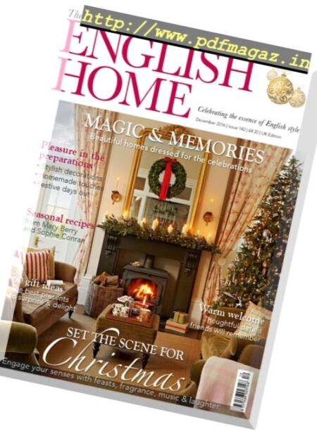The English Home – December 2016 Cover