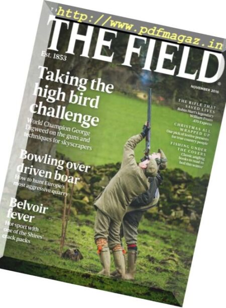 The Field – November 2016 Cover