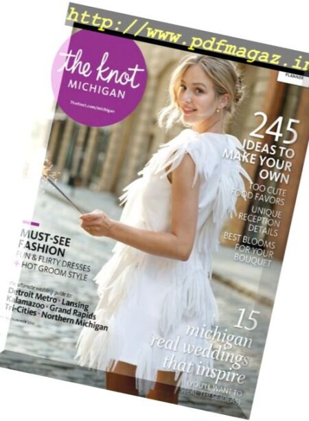 The Knot Michigan Weddings – Spring-Summer 2017 Cover