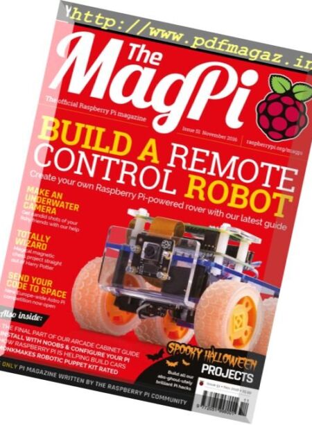 The Magpi – November 2016 Cover