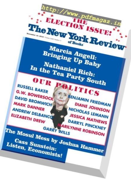 The New York Review of Books – 10 November 2016 Cover