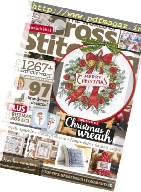 The World of Cross Stitching – Christmas 2016 Cover
