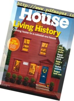 This Old House – November – December 2016