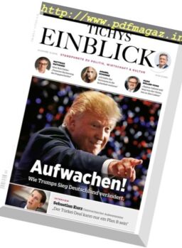 Tichys Einblick – Dezember 2016