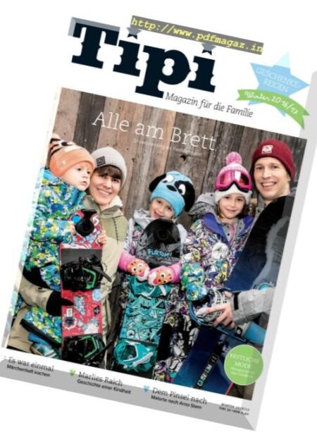 Tipi – Winter 2016-2017 Cover