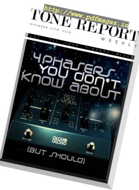 Tone Report Weekly – 25 November 2016 Cover