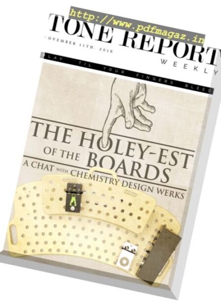 Tone Report Weekly – Issue 153, November 11 2016 Cover