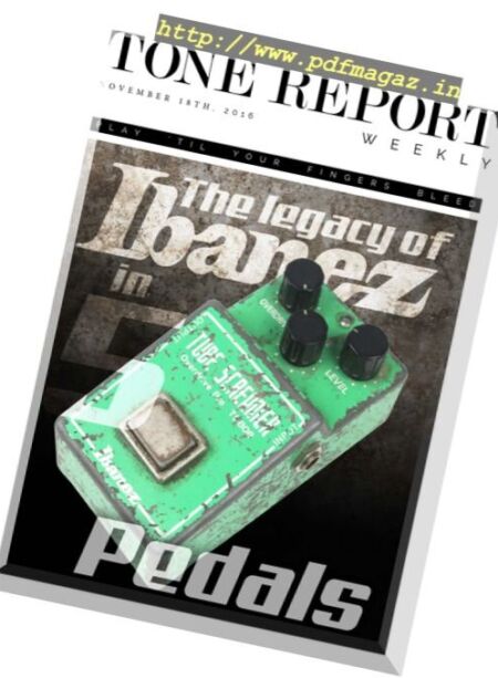 Tone Report Weekly – Issue 154, November 18 2016 Cover