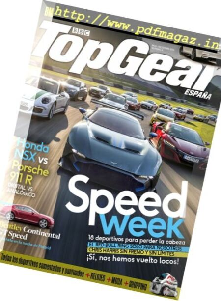 Top Gear Spain – Noviembre – Diciembre 2016 Cover