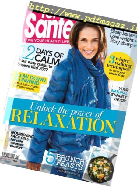 Top Sante UK – January 2017 Cover