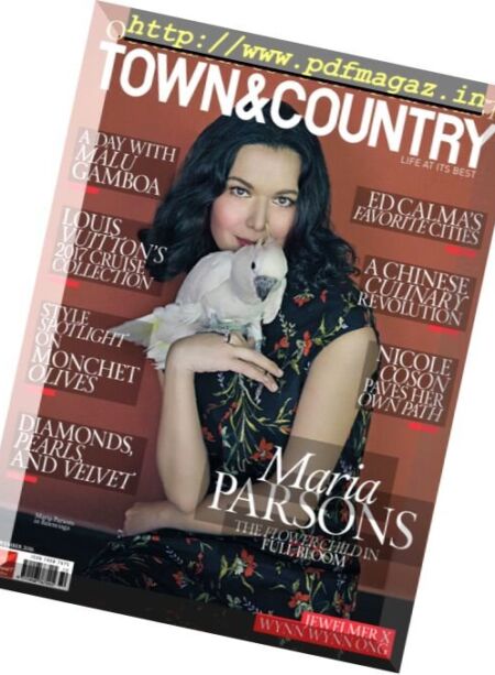 Town & Country Philippines – November 2016 Cover
