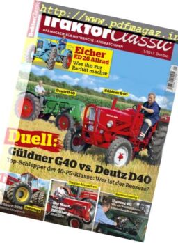 Traktor Classic – Dezember 2016 – Januar 2017