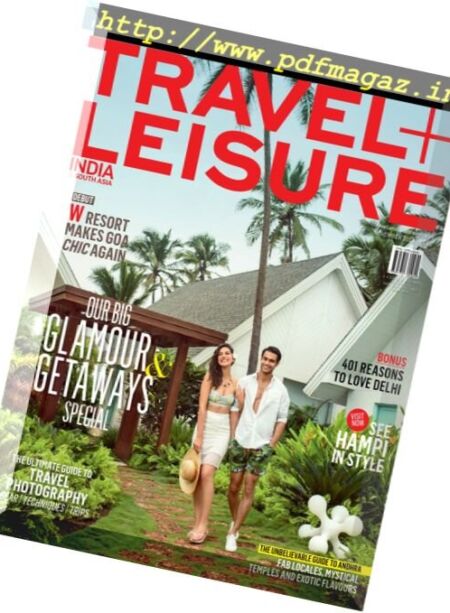 Travel + Leisure India & South Asia – November 2016 Cover