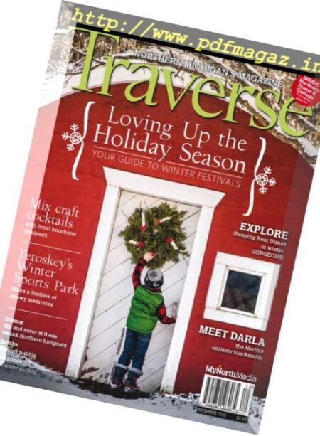 Traverse, Northern Michigan’s Magazine – December 2016 Cover