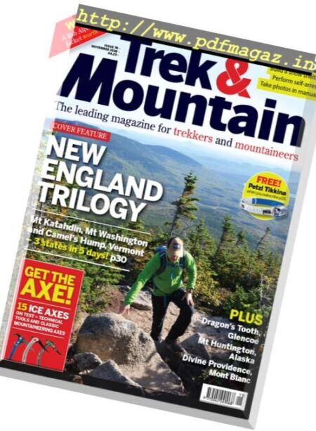 Trek & Mountain – November 2016 Cover