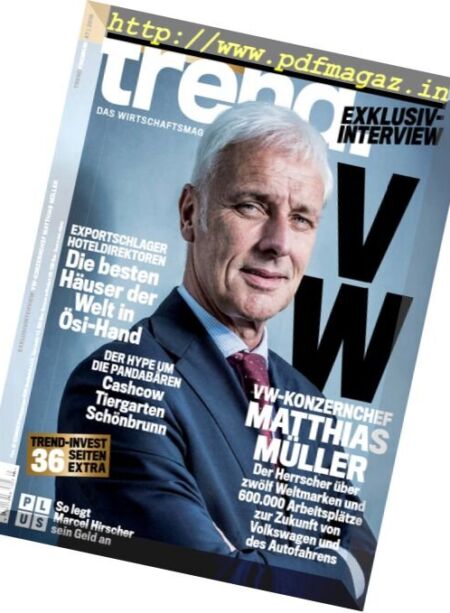 Trend – 25 November 2016 Cover
