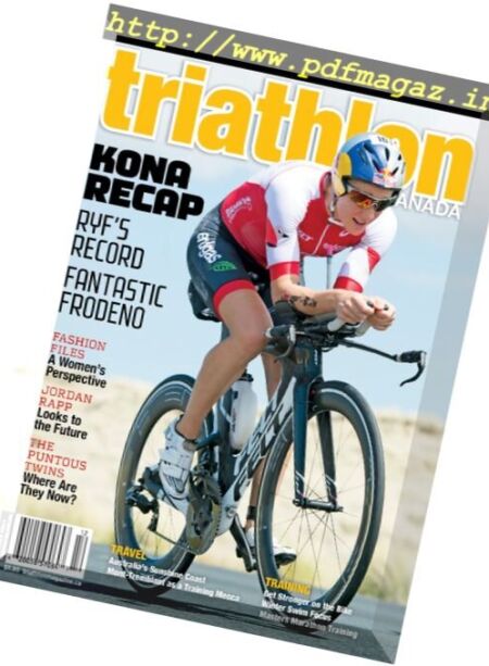 Triathlon Magazine Canada – November-December 2016 Cover