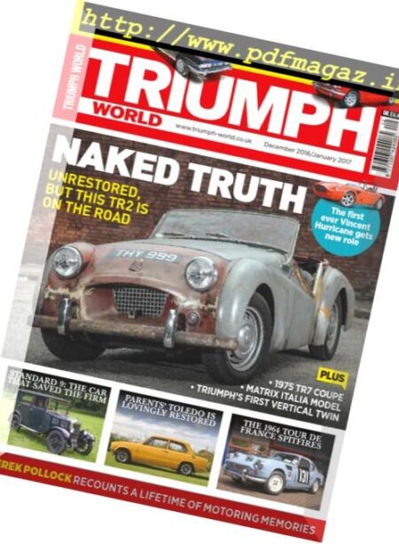 Triumph World – December 2016 – January 2017 Cover