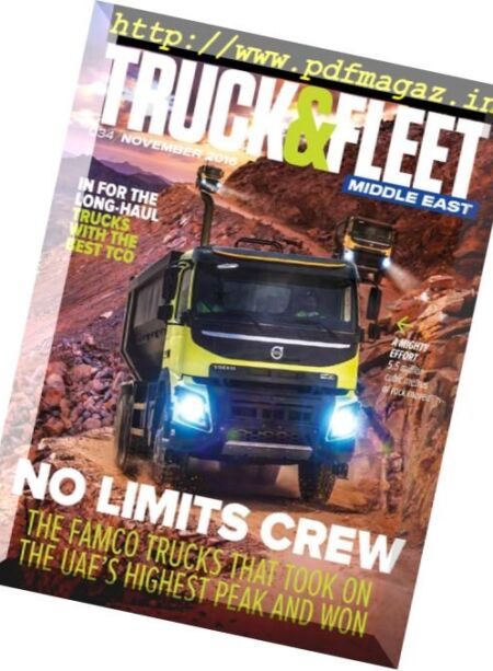 Truck & Fleet Middle East – November 2016 Cover