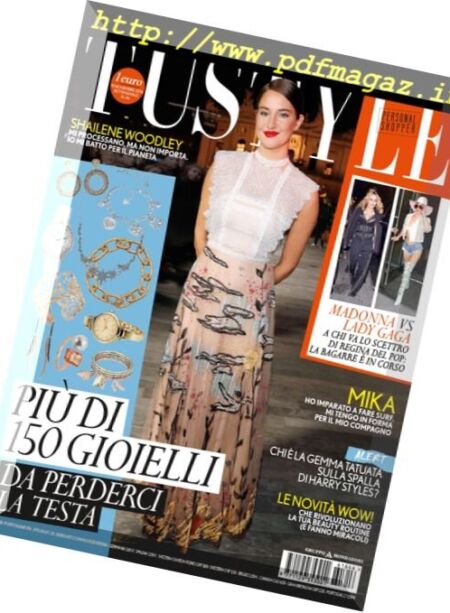 Tu Style – 15 Novembre 2016 Cover
