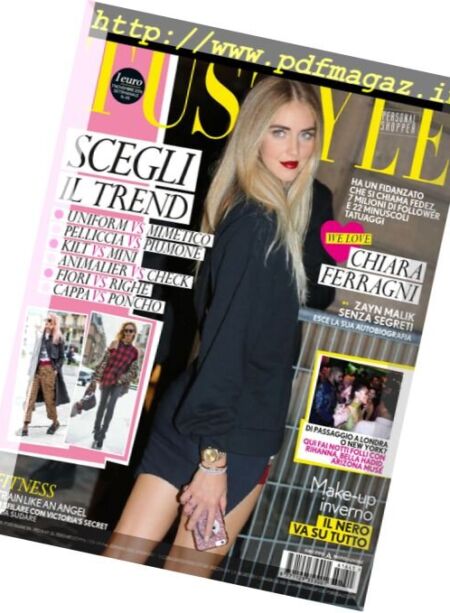 Tu Style – 7 Novembre 2016 Cover