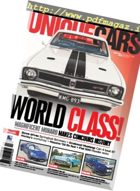 Unique Cars Australia – Issue 395, 2016 Cover