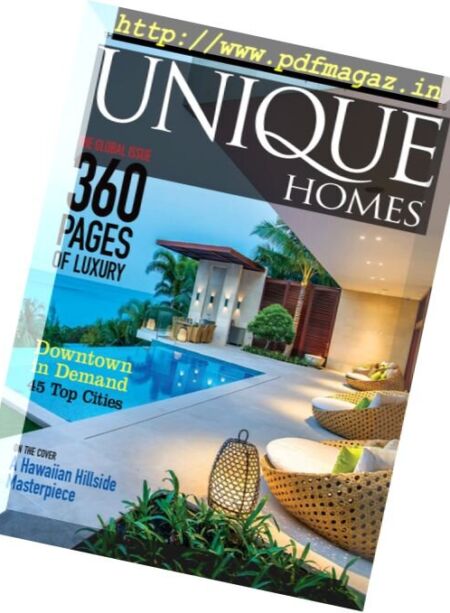 Unique Homes – Global 2016 Cover
