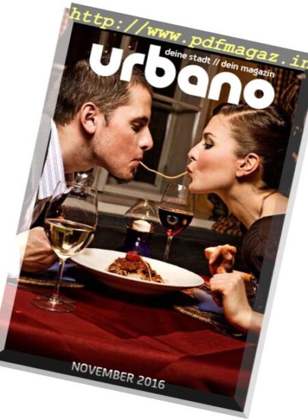 Urbano Magazin – November 2016 Cover