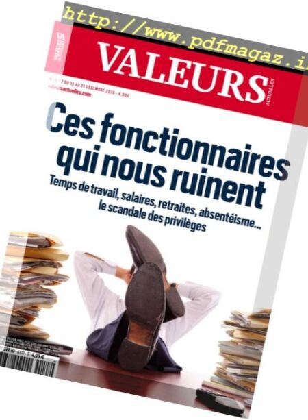 Valeurs Actuelles – 15 au 21 Decembre 2016 Cover