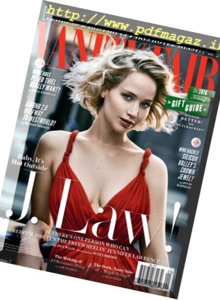 Vanity Fair USA – Holiday 2016-2017 Cover
