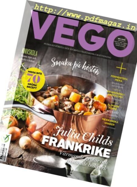 Vego – September-November 2016 Cover