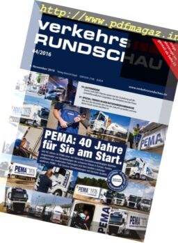Verkehrs Rundschau – Nr.44, 2016