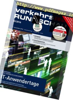 Verkehrs Rundschau – Nr.45 2016