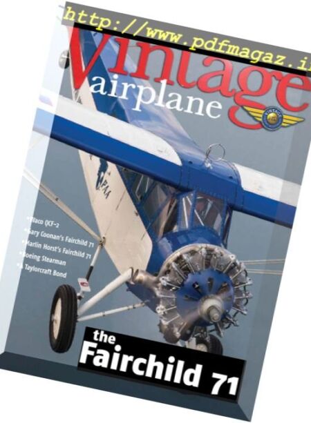 Vintage Airplane – May-June 2015 Cover