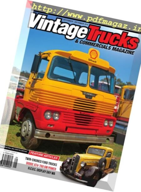 Vintage Trucks & Commercials – November-December 2016 Cover